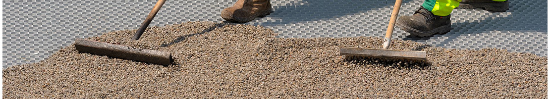 ALVEPLAC® - URBANGRAVEL® stabilisiende Unterlegplatten für Kies