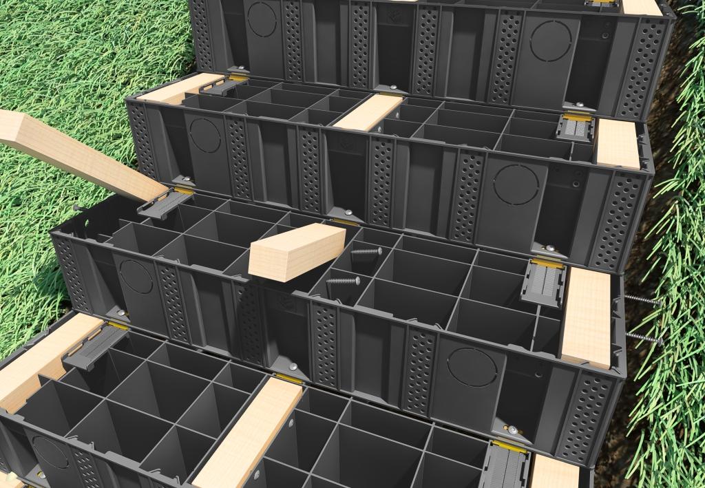 réalisation habillage d'un escalier en bois