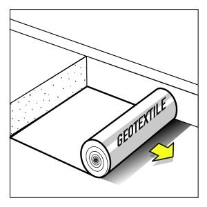 géotextile pour parking en garvillons